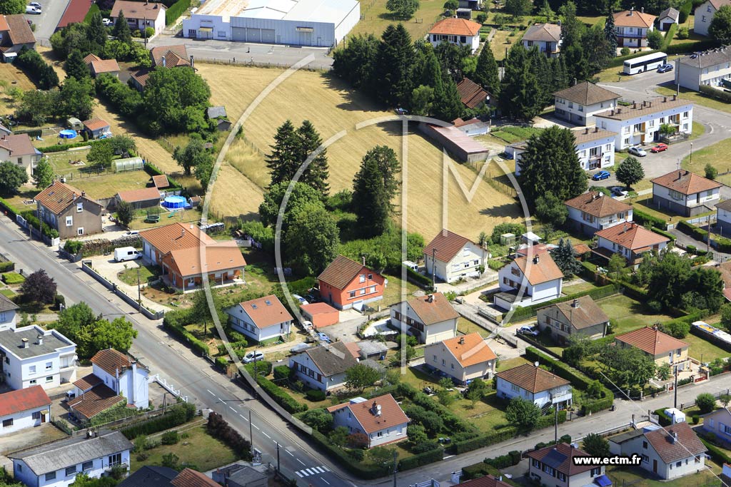 Photo arienne de Saint-Loup-sur-Semouse (le Chanois)