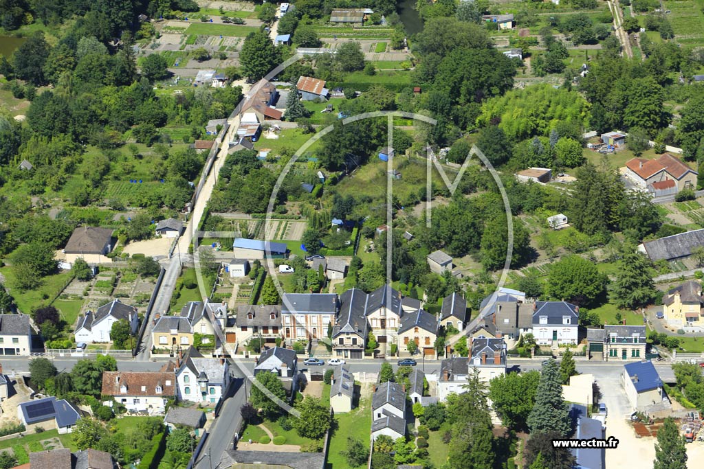 Photo arienne de Issoudun (Moulin de l'Andraulde)