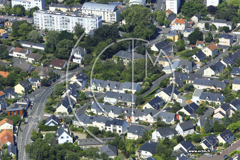 Photo arienne de Nantes (le Landreau)