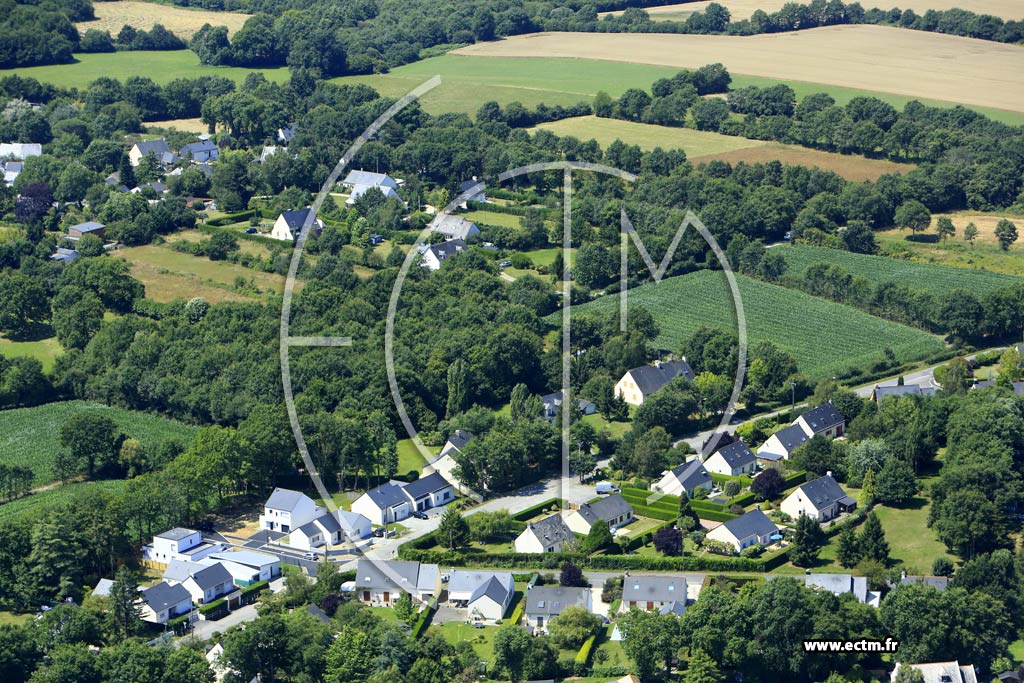 Photo arienne de Suc-sur-Erdre (la Maison Blanche)