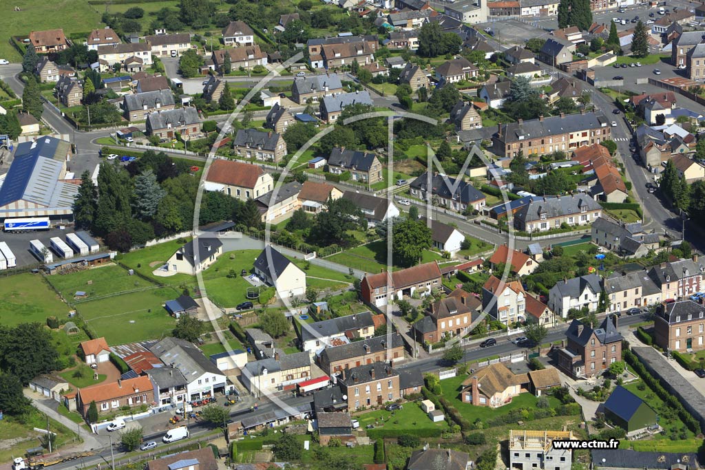 Photo arienne de Blangy-sur-Bresle (la Chapelle)