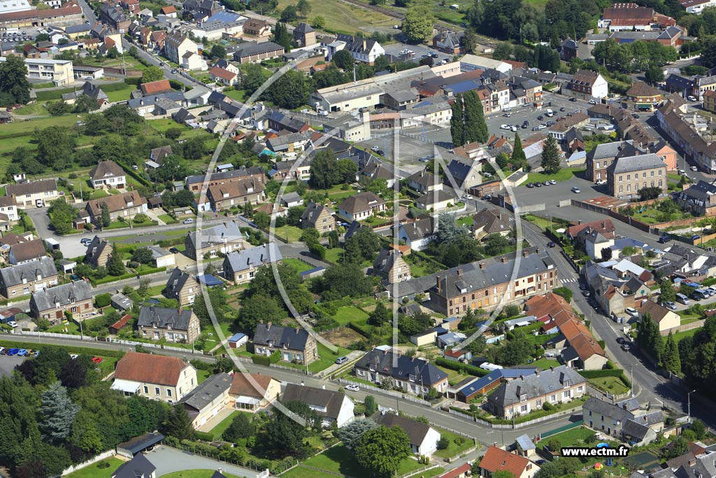 Photo arienne de Blangy-sur-Bresle (la Chapelle)