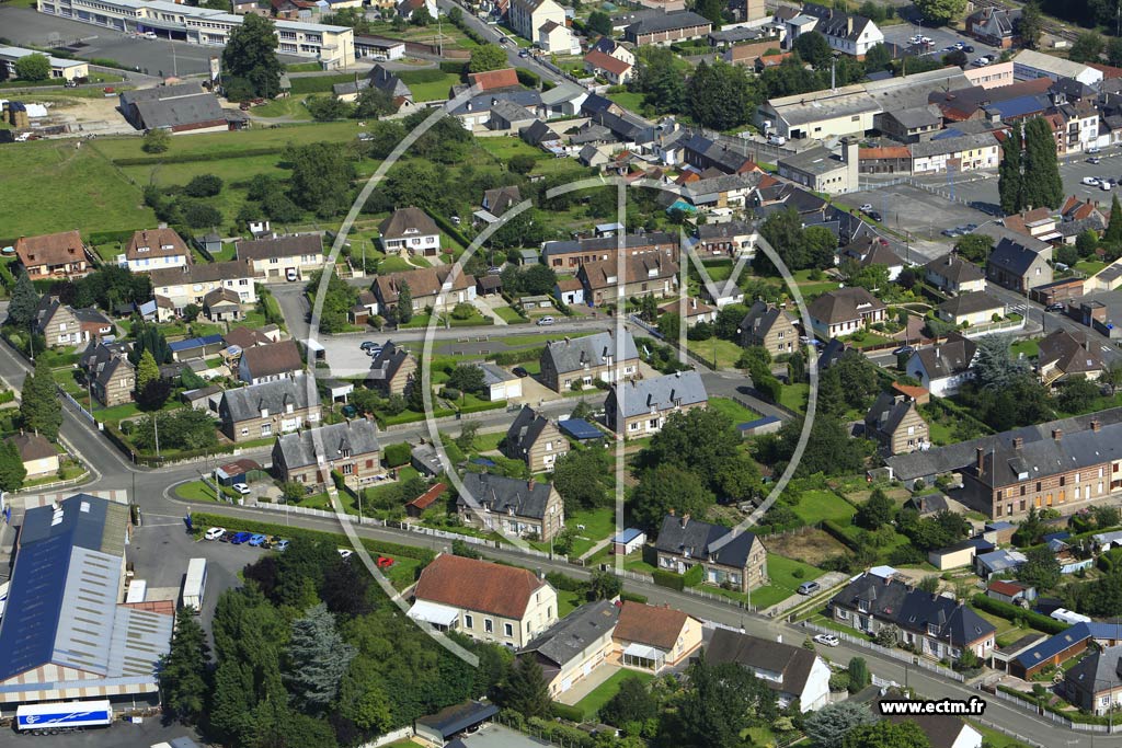 Photo arienne de Blangy-sur-Bresle (la Chapelle)