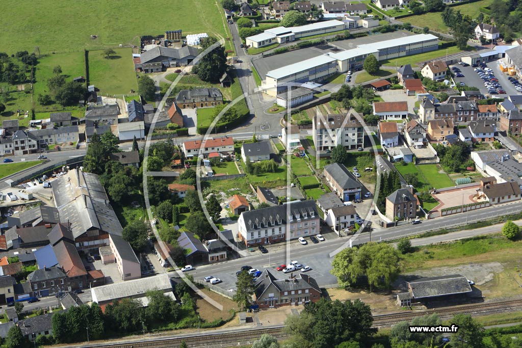 Photo arienne de Blangy-sur-Bresle (la Chapelle)