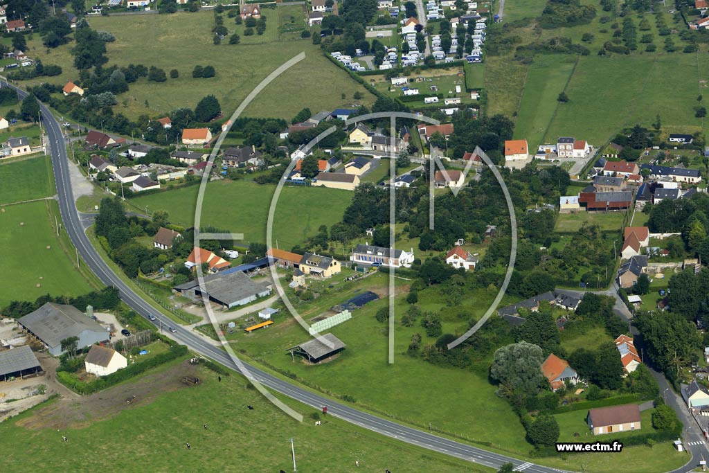 Photo arienne de Cayeux-sur-Mer (la Mollire d'Aval)