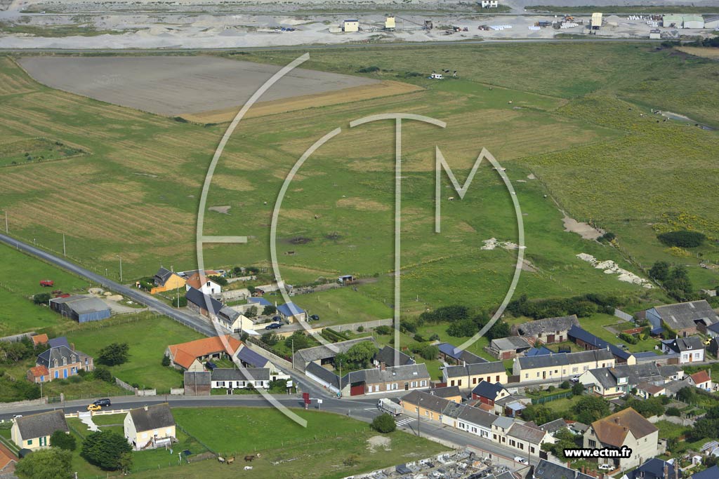 Photo arienne de Cayeux-sur-Mer (le Moulin de la Petite Croix)