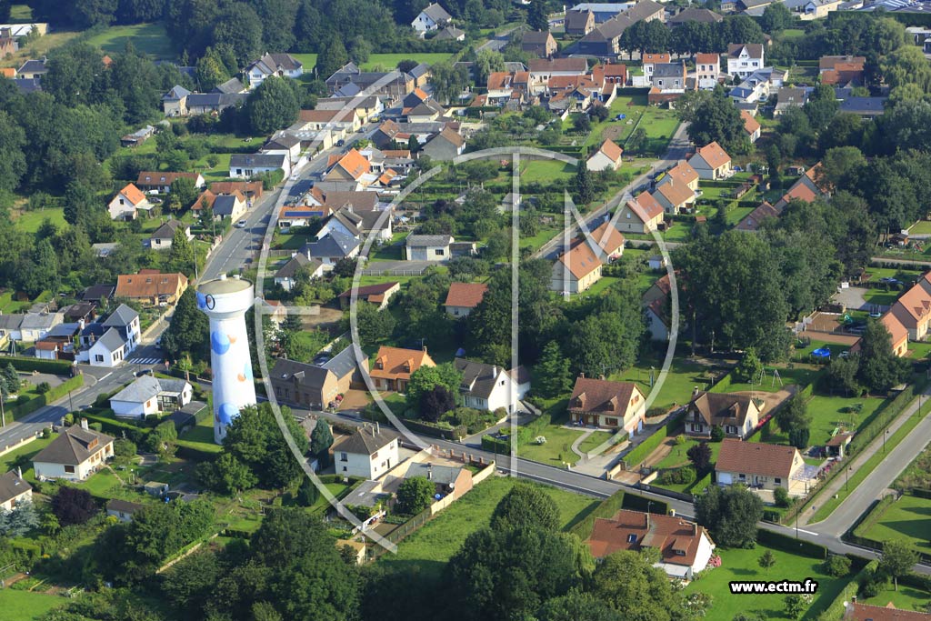 Photo arienne de Feuquires-en-Vimeu (le Moulin de Cany)