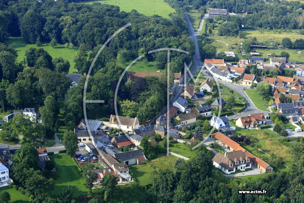 Photo arienne de Saint-Valry-sur-Somme (l'Abbaye)