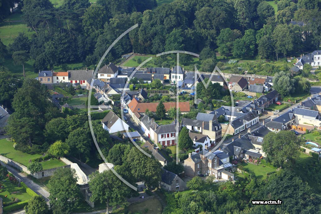 Photo arienne de Saint-Valry-sur-Somme (l'Abbaye)