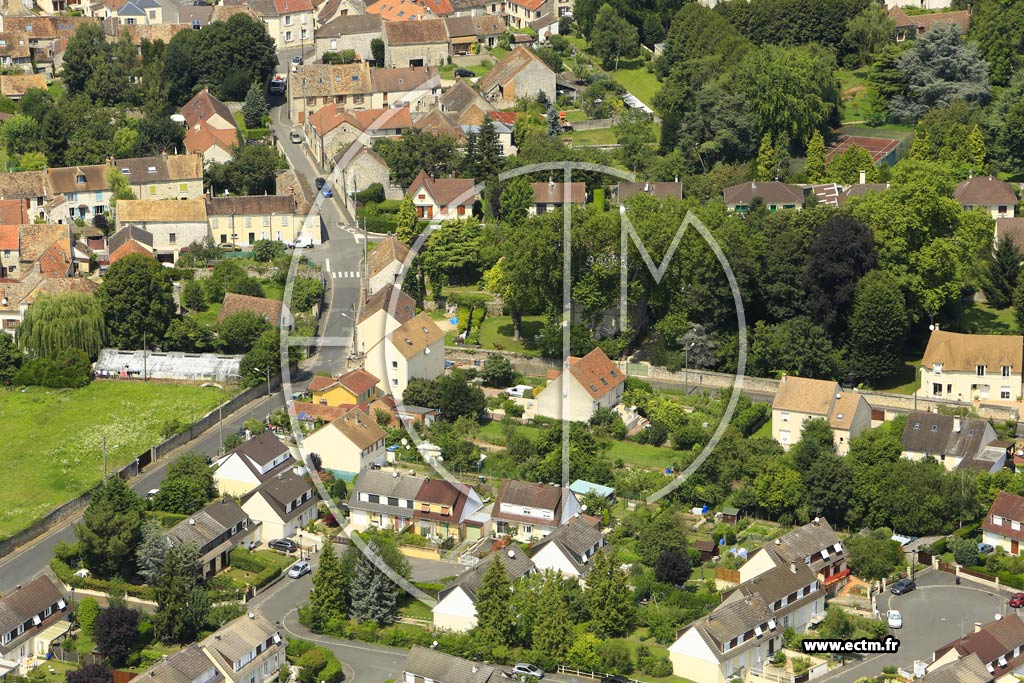 Photo arienne de Boissy-sous-Saint-Yon (la Fontaine Saint-Lubin)