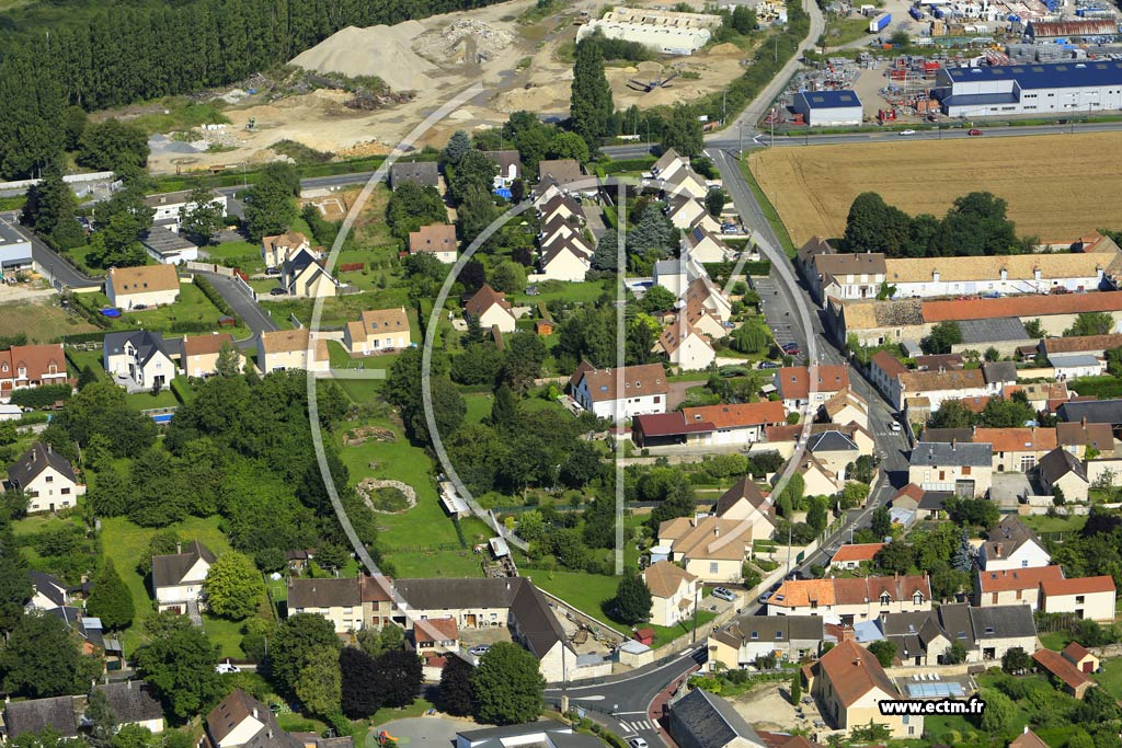 Photo arienne de Marolles-en-Hurepoix (la Grande Ferme)