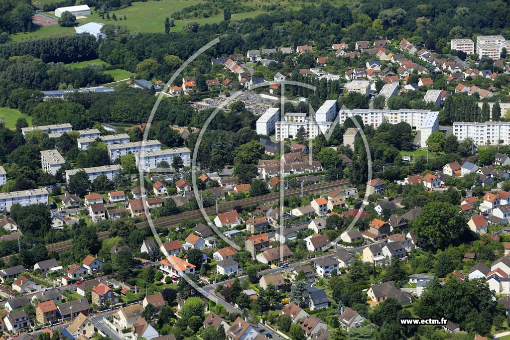 Photo arienne de Saint-Michel-sur-Orge (la Garenne)