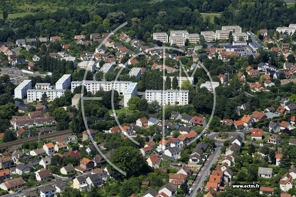 Photo arienne de Saint-Michel-sur-Orge (la Garenne)