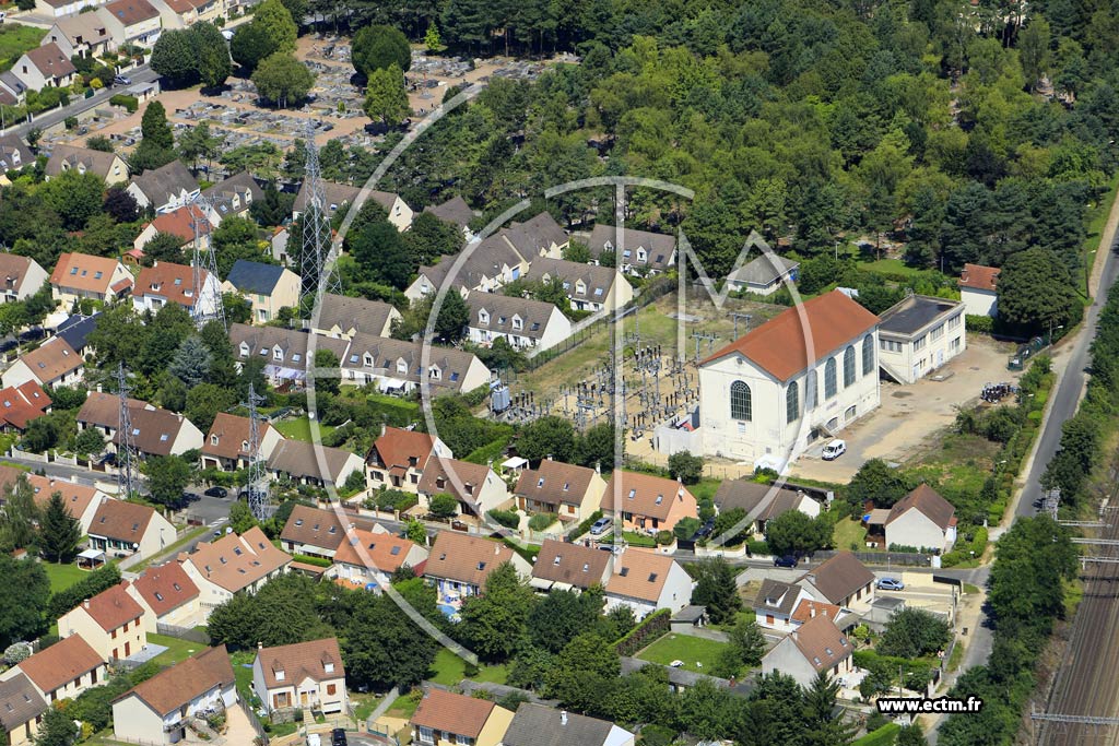 Photo arienne de Saint-Michel-sur-Orge (les Glaises)