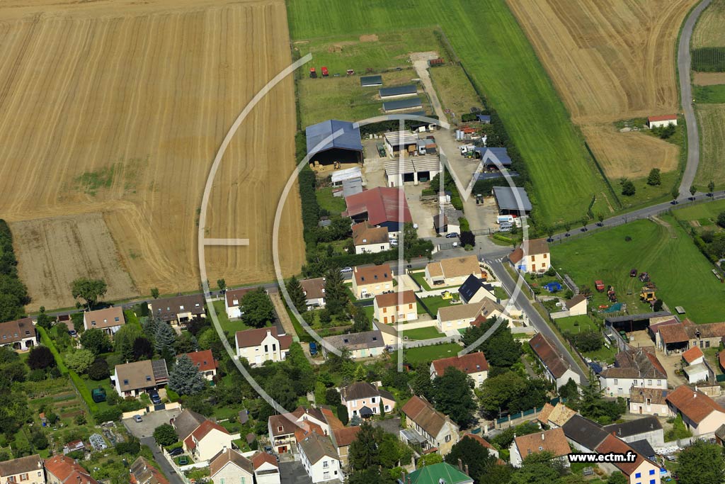 Photo arienne de Vert-le-Grand