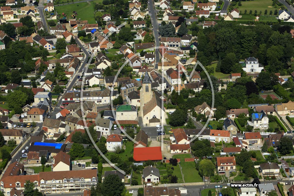 Photo arienne de Vert-le-Grand