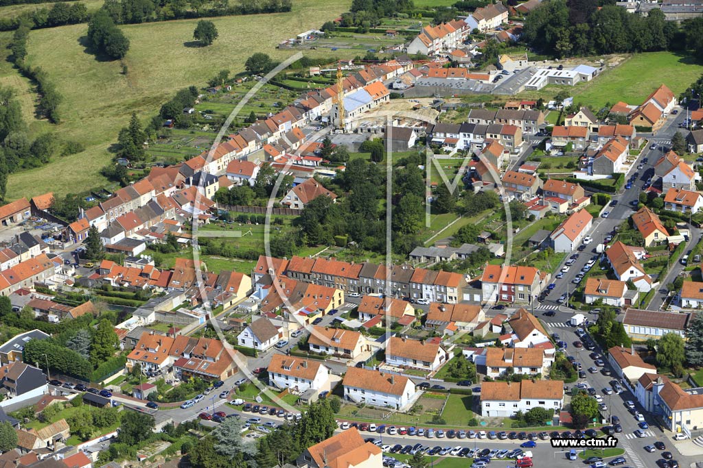 Photo arienne de Desvres (le Moulin Bas)