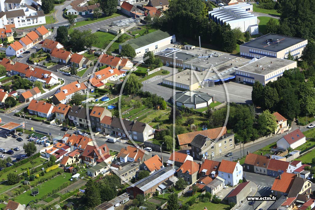 Photo arienne de Desvres (le Moulin Bas)