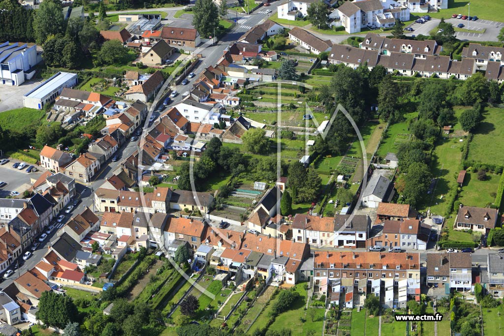 Photo arienne de Desvres (le Moulin Bas)