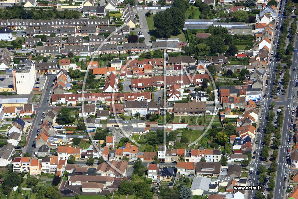 Photo arienne de Calais (Le Petit Courgain ouest)