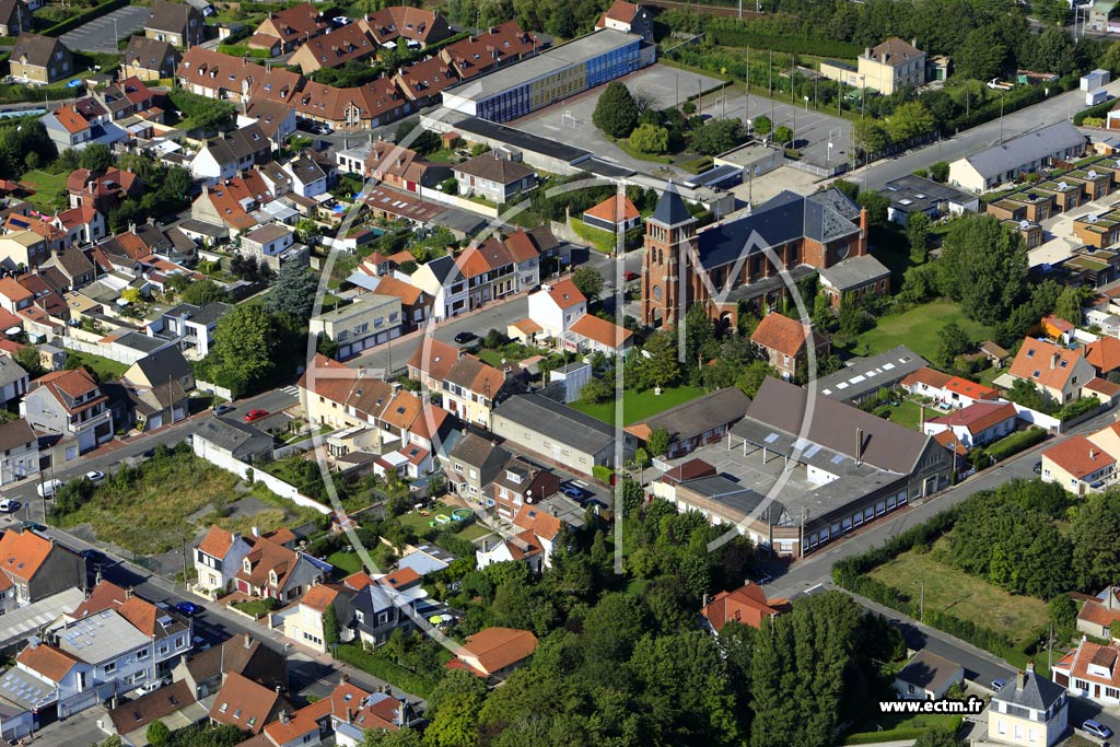 Photo arienne de Calais (Le Pont du Leu)