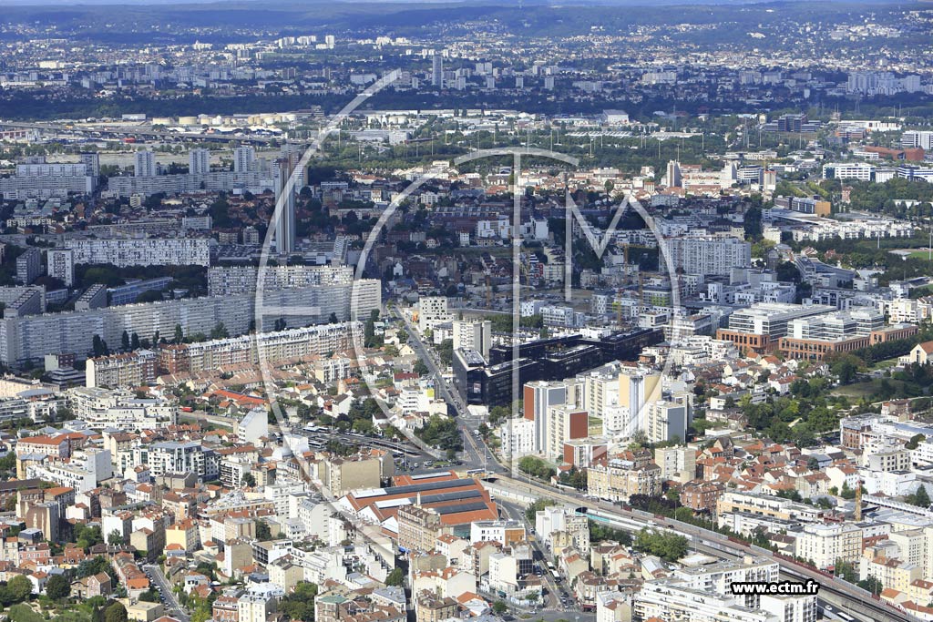 Photo arienne de Asnires-sur-Seine