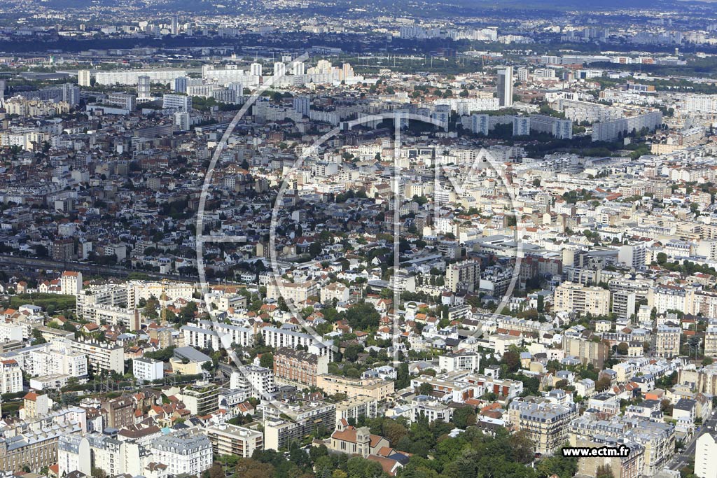 Photo arienne de Asnires-sur-Seine