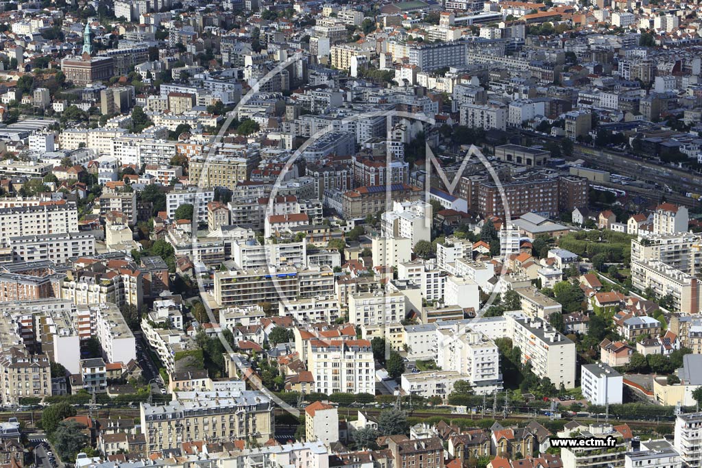 Photo arienne de Asnires-sur-Seine