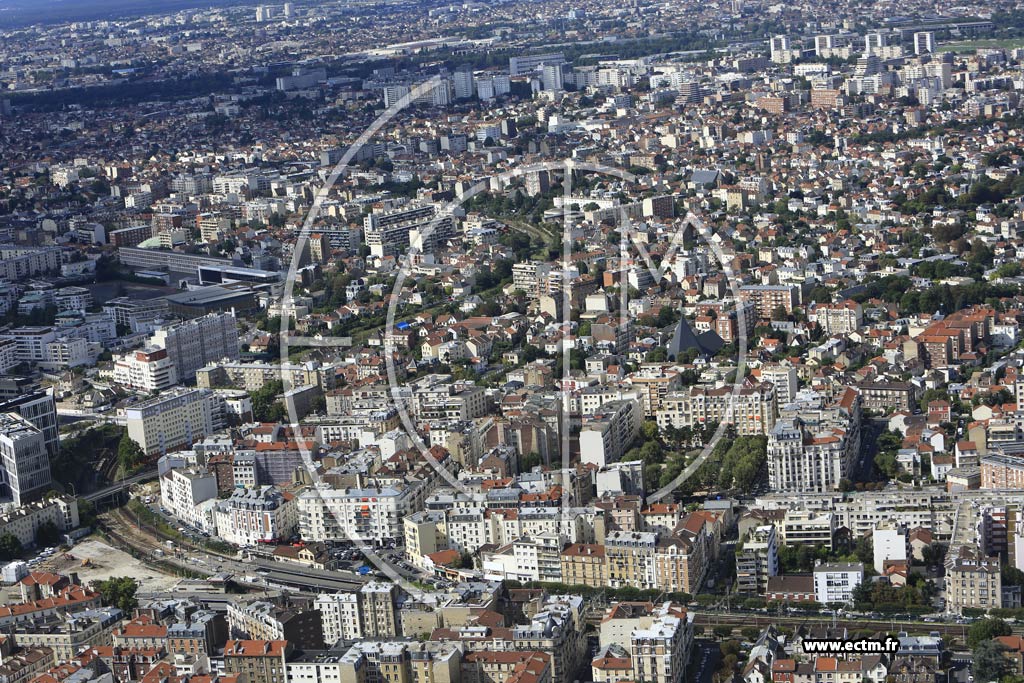 Photo arienne de Asnires-sur-Seine