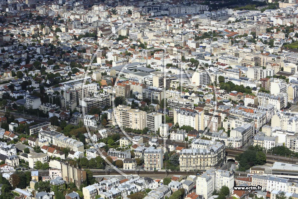 Photo arienne de Asnires-sur-Seine