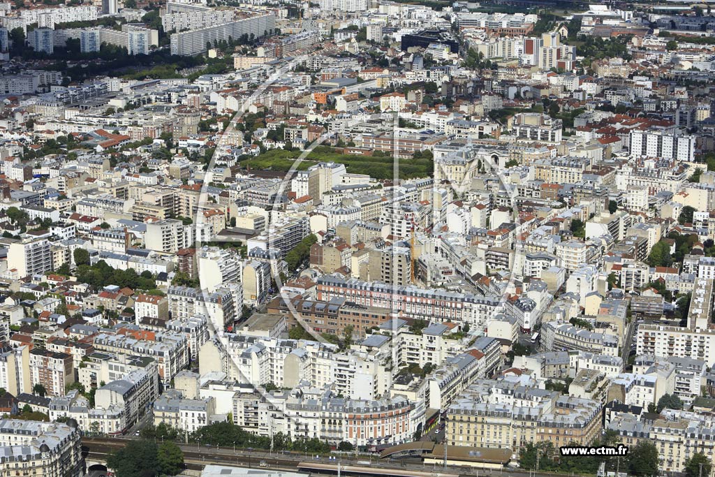 Photo arienne de Asnires-sur-Seine