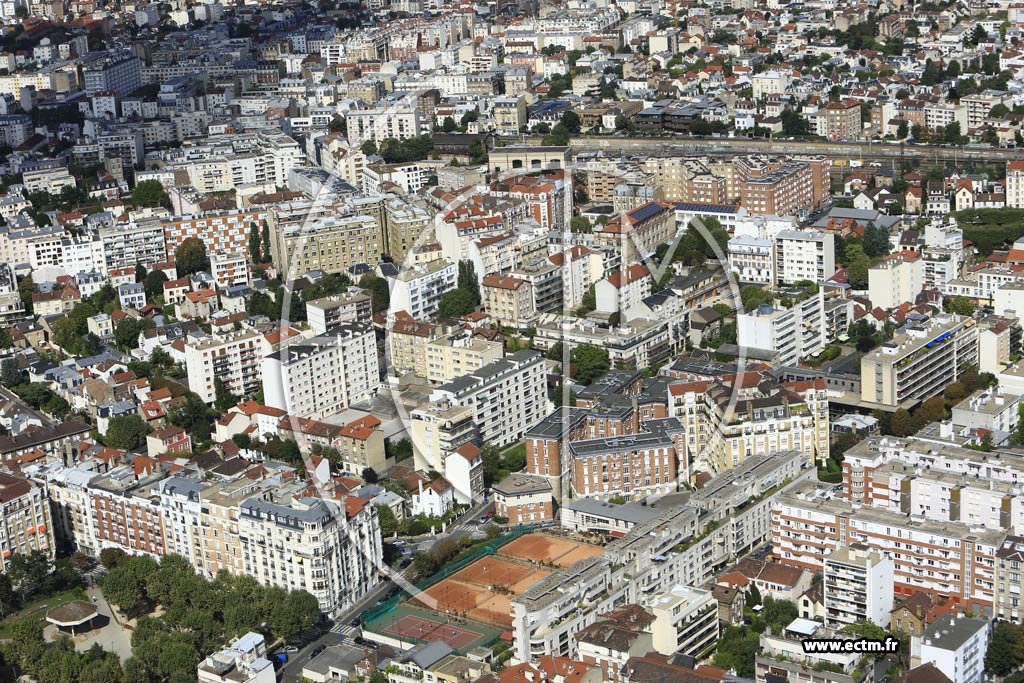 Photo arienne de Asnires-sur-Seine (Bac Bcon Flachat)