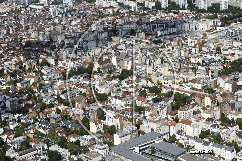 Photo arienne de Asnires-sur-Seine (Voltaire)