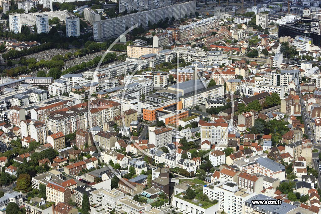 Photo arienne de Asnires-sur-Seine (Voltaire)