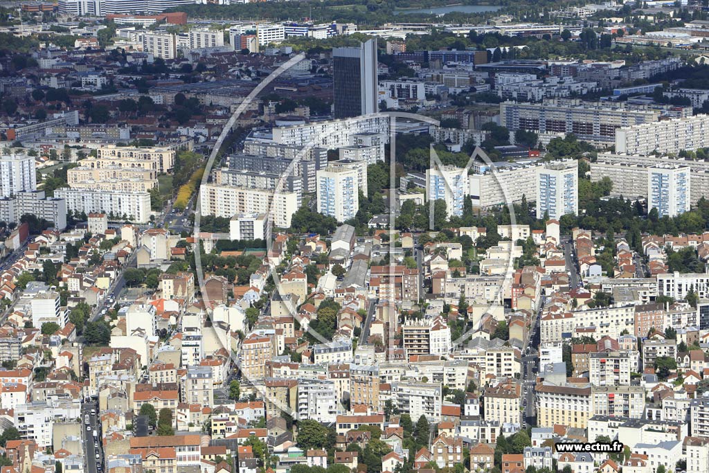 Photo arienne de Asnires-sur-Seine (Voltaire)