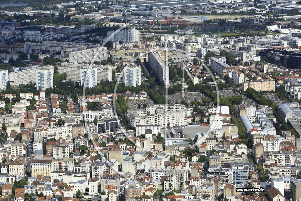 Photo arienne de Asnires-sur-Seine (Voltaire)