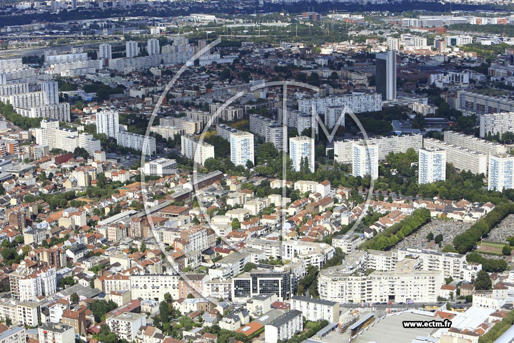 Photo arienne de Asnires-sur-Seine (Voltaire)