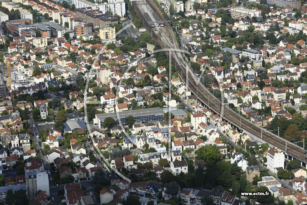 Photo arienne de Colombes (Centre)