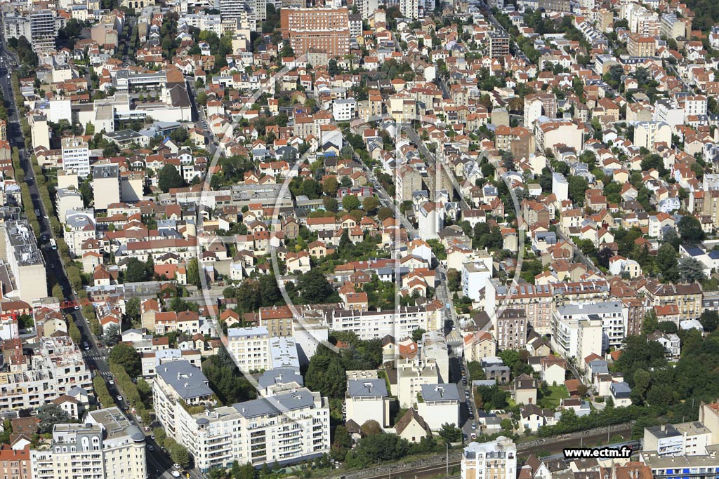 Photo arienne de Colombes (les Valles)