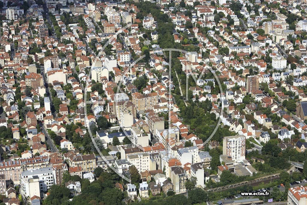 Photo arienne de Colombes (les Valles)