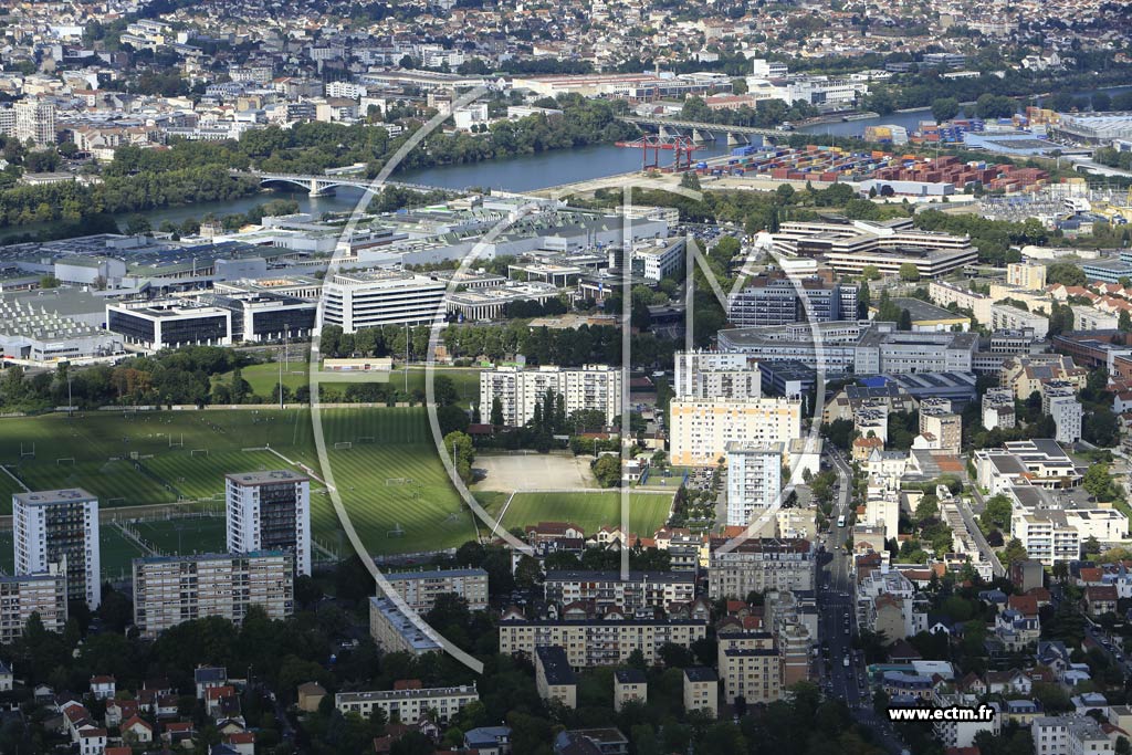 Photo arienne de Colombes (Stade)