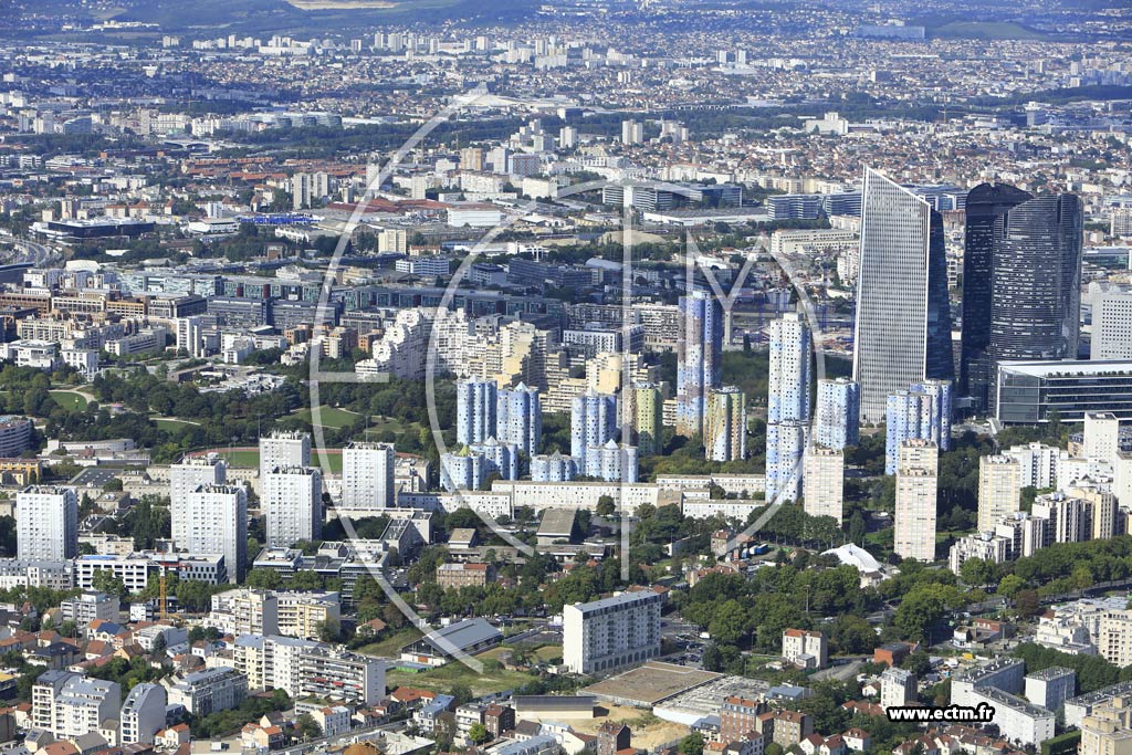 Photo arienne de Nanterre (les Fontenelles)