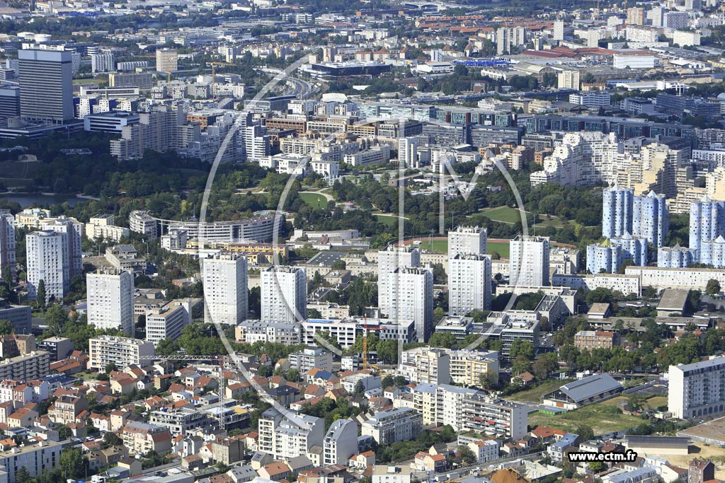 Photo arienne de Nanterre (les Fontenelles)