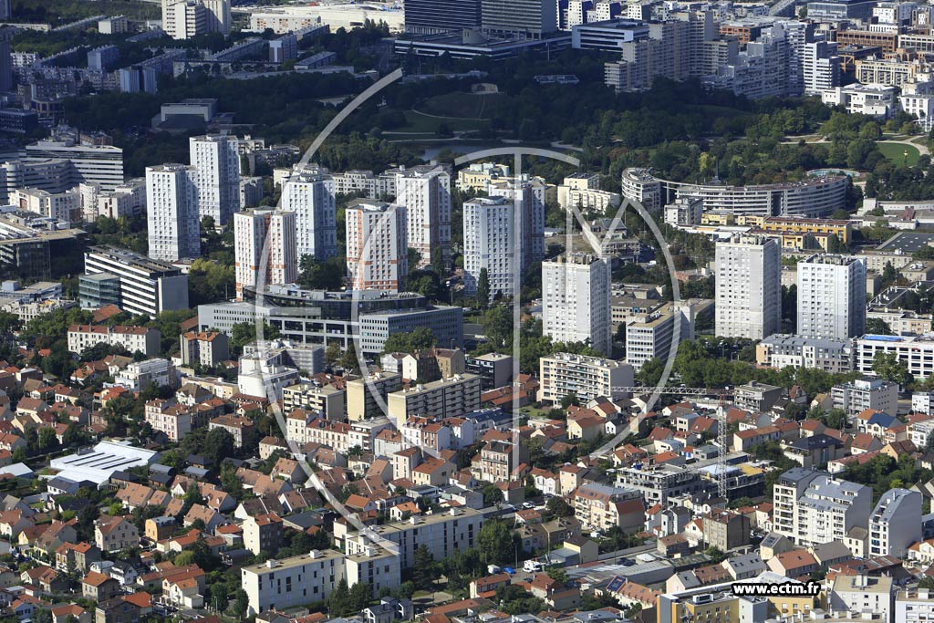 Photo arienne de Nanterre (les Fontenelles)