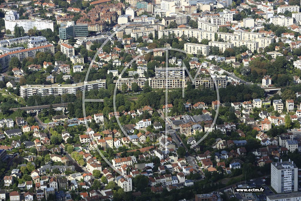 Photo arienne de Suresnes (Quartier de la Rue Fernand Forest)