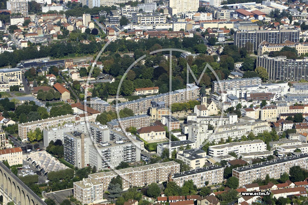 Photo arienne de Arcueil (Quartier Jules Ferry)