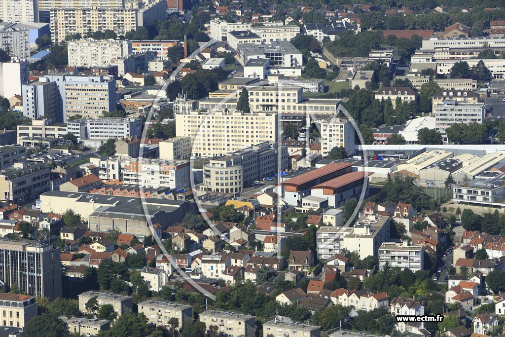 Photo arienne de Arcueil (Quartier Laplace)