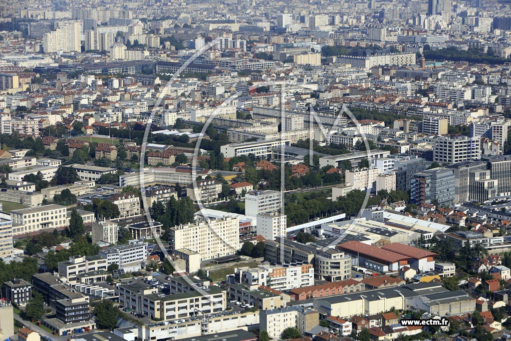 Photo arienne de Arcueil (Quartier Laplace)