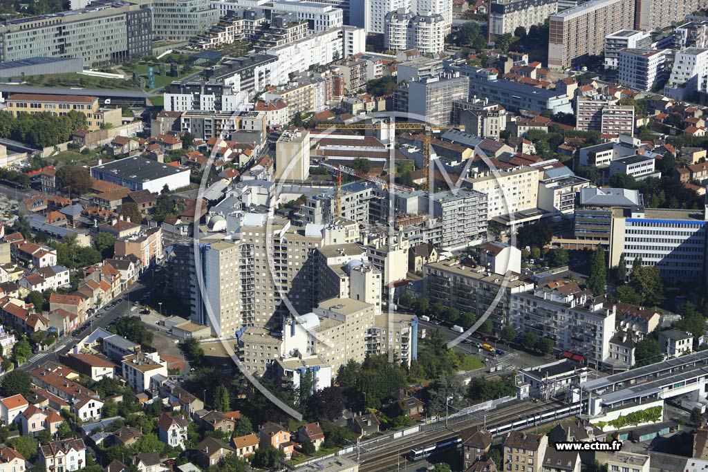 Photo arienne de Arcueil (Quartier Laplace)