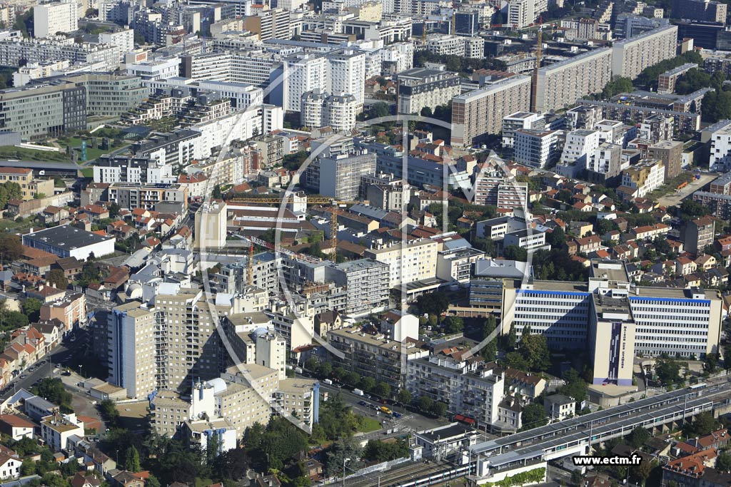 Photo arienne de Arcueil (Quartier Laplace)